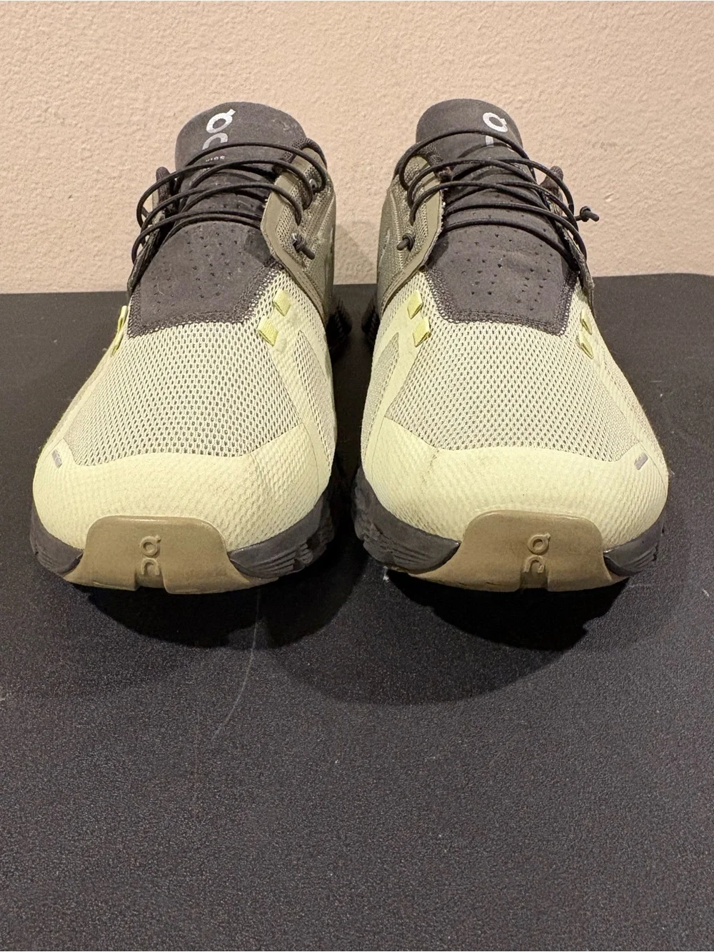 On Cloud Cloudflyer Running Shoes Forest Grn Olive Mens Size 12 New Insoles